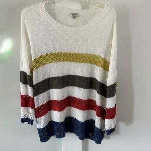 Avenue Striped sweater. Size 22/24. Great condition.
